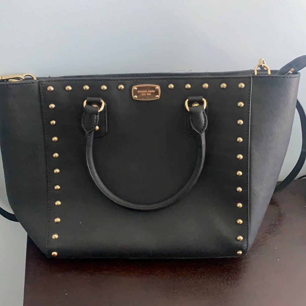 Michael Kors Voyager Studded Handbag